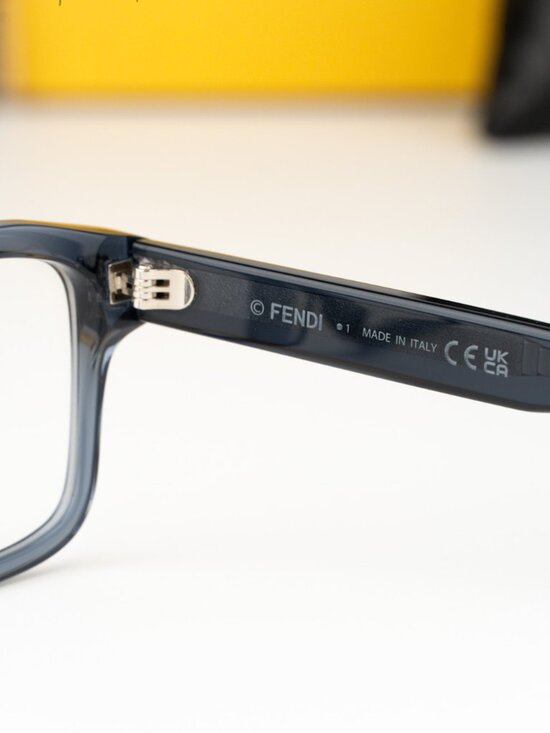 Fendi Women Eyeglasses Rectangular Dark Blue Demo FE50030I 089 NEW AUTHENTIC main image 6